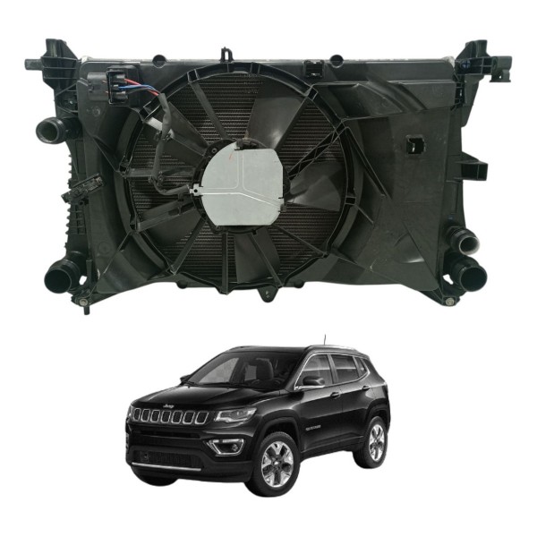 Kit Radiador Jeep Compass 2.0 Diesel 2016 2017 A 2020 Usado