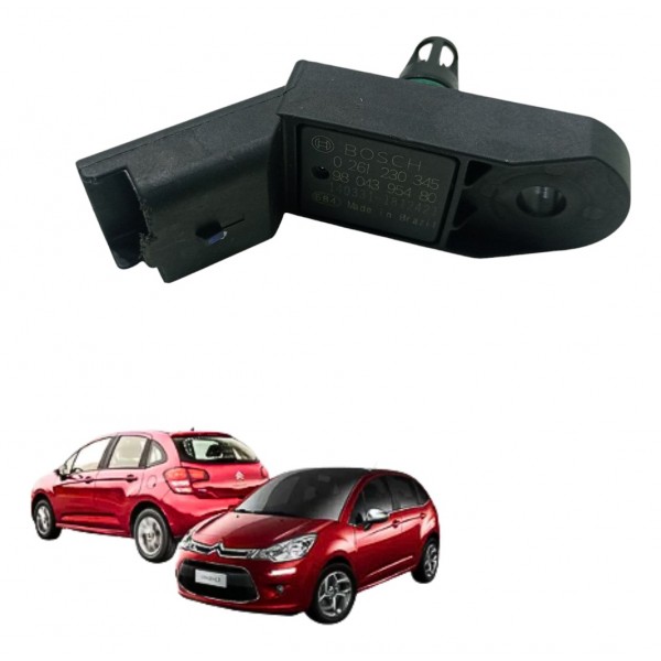 Sensor Map Pressão Citroen C3 Peugeot 207 208 8v 16v Usado